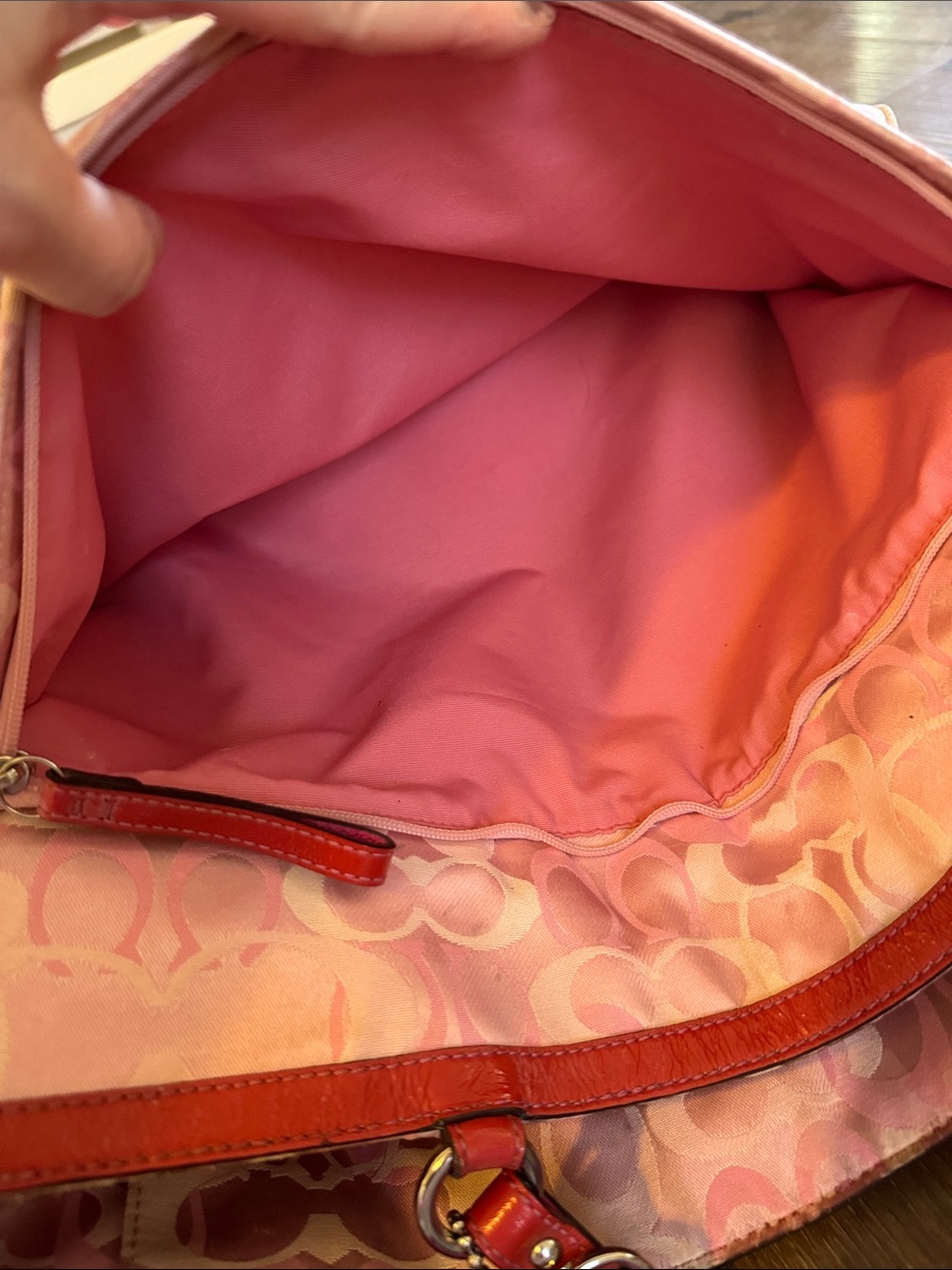 Coach y2k pink optic travel weekender bag with handtag - Picture 17 of 17